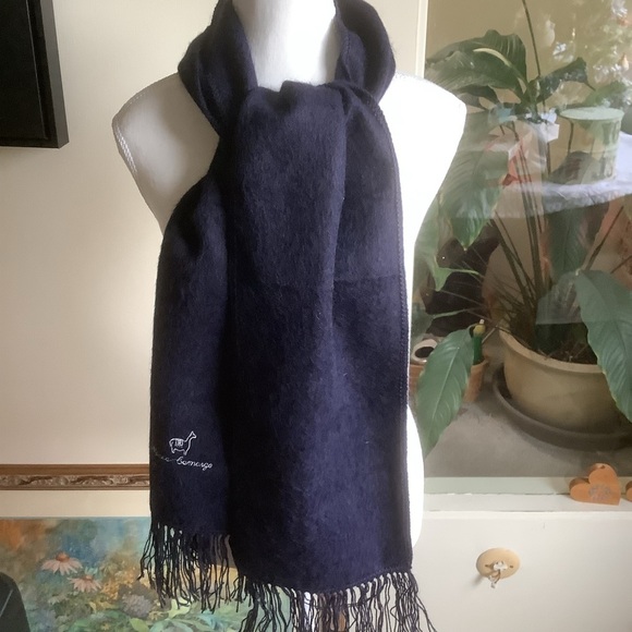Alpaca Camargo Peru Rectangular Fringed Scarf - Picture 6 of 9